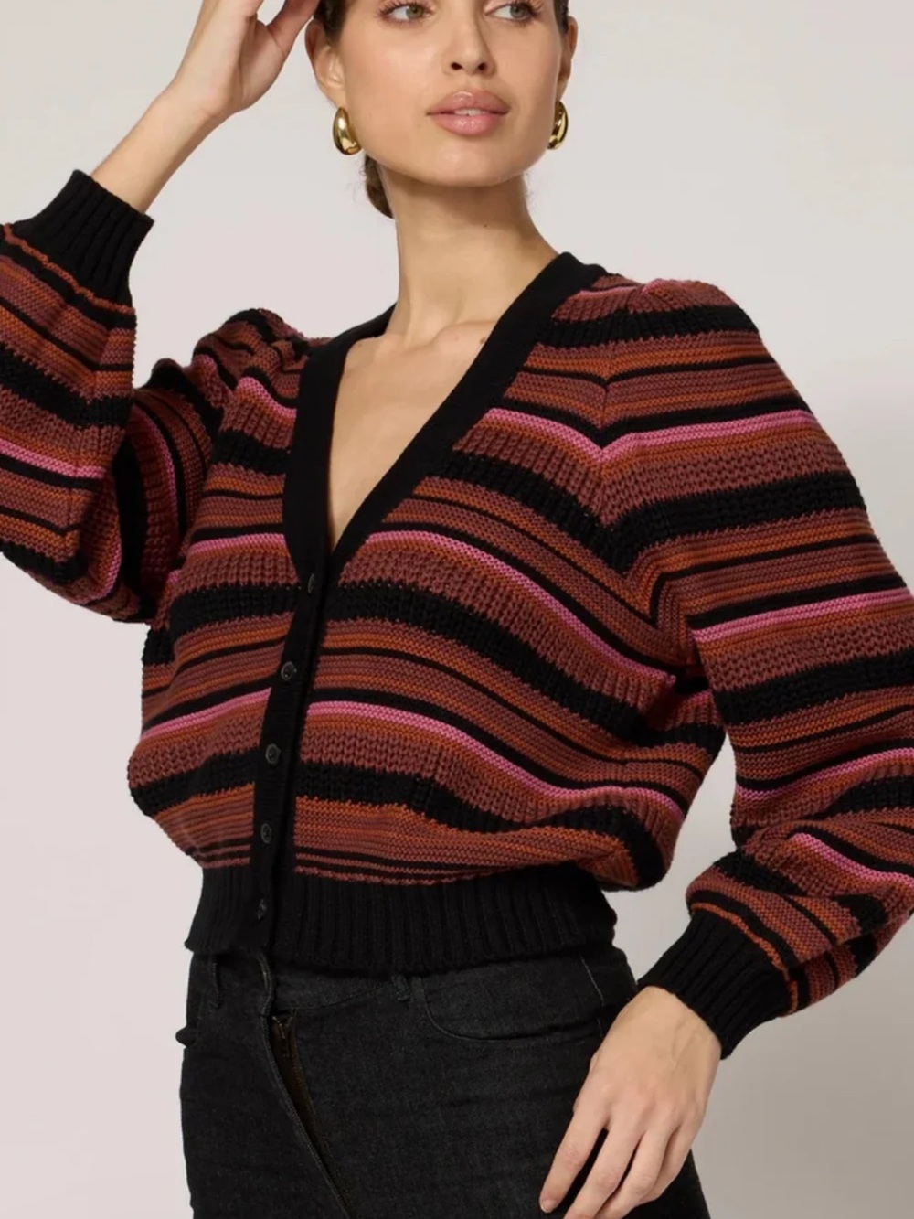 Cleobella Bethany Striped Cardigan